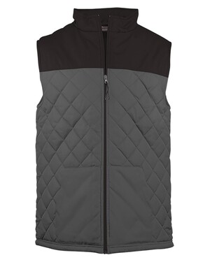 Colorblock Quilted Vest
