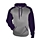 Steel Heather/Purple