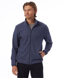 Adult Full Zip Fleece Jacket Navy Alternative Apparel 43262RT Navy