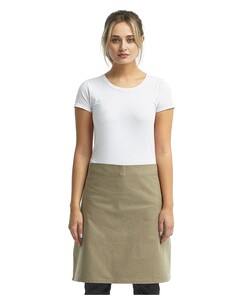 Unisex Calibre Heavy Cotton Canvas Waist Apron Brown Artisan Collection by Reprime RP131 Brown