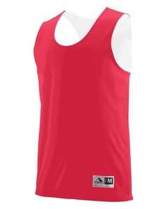 Adult Wicking Polyester Reversible Sleeveless Jersey Red Augusta Sportswear 148 Red