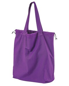Drawstring Tote Purple BAGedge BE087 Purple