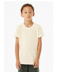 Youth Triblend Short-Sleeve T-Shirt Natural Bella + Canvas 3413Y Natural