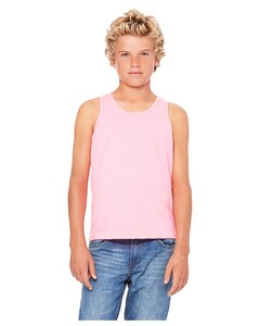 Youth Tank-Top Pink Bella + Canvas 3480Y Pink