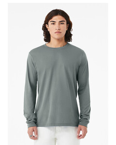 Unisex Long Sleeve T-Shirt Blue Bella + Canvas 3501 Blue