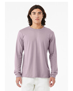Unisex Long Sleeve T-Shirt Purple Bella + Canvas 3501 Purple