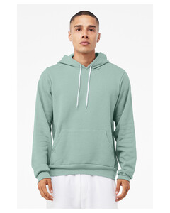 Unisex Sponge Fleece Pullover Hoodie Blue Bella + Canvas 3719 Blue