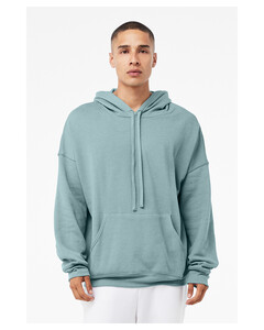 Unisex Sponge Fleece Pullover Hoodie Blue-Green Bella + Canvas 3729 Blue-Green