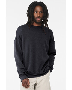 Unisex Drop Shoulder Crewneck Sweatshirt Navy Bella + Canvas 3945 Navy