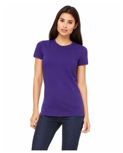 Women's "Favorite Tee" 100% Cotton T-Shirt Purple Bella + Canvas 6004 Purple