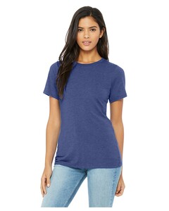 Women's Relaxed Triblend T-Shirt Blue Bella + Canvas 6413 Blue
