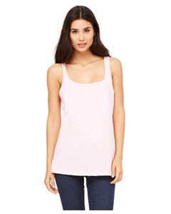 Women's Relaxed Jersey Tank Top Pink Bella + Canvas 6488 Pink