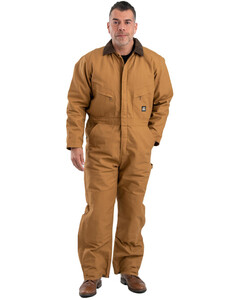 Men's Heritage Duck Insulated Coverall Brown Berne I417 Brown