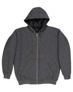 Men's Glacier Hooded Full-Zip Hooded Jacket Gray Berne SZ612 Gray