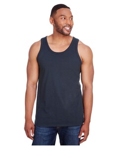 Men's Ringspun Cotton Tank Top Navy Champion CP30 Navy