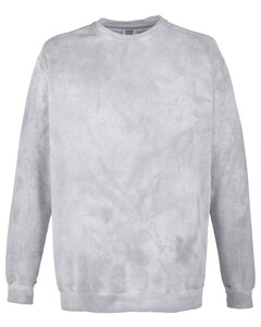 Adult Color Blast Crewneck Sweatshirt Gray Comfort Colors 1545CC Gray