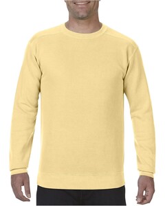 Garment-Dyed Crewneck Sweatshirt Yellow Comfort Colors 1566 Yellow