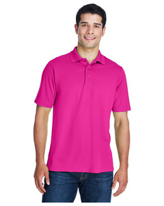 100% Polyester Pique Performance Polo Shirt Pink Core 365 88181 Pink