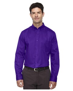 Operate Men's Long Sleeve Twill Shirt Purple Core 365 88193 Purple