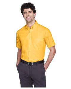 Optimum Men's Short Sleeve Twill Shirt Yellow Core 365 88194 Yellow
