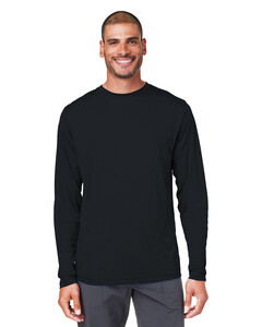 Unisex Capital Long-Sleeve Performance T-Shirt Black Core 365 CE10L Black
