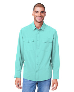 Men's Ultra UVP® Long-Sleeve Marina Shirt Blue-Green Core 365 CE510L Blue-Green