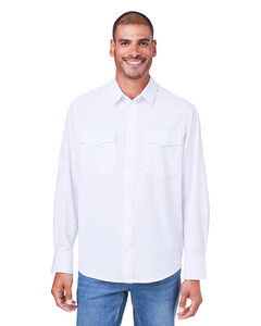 Men's Ultra UVP® Long-Sleeve Marina Shirt White Core 365 CE510L White