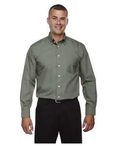 Men's Crown Collection Solid Broadcloth Green Devon & Jones D620 Green