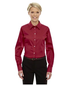Women's Crown Collection Solid Stretch Twill Red Devon & Jones DG530W Red