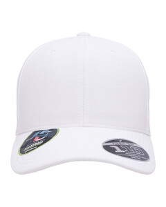 Adjustable Flexfit 110 Cool & Dry Mini Pique Cap White FlexFit 110P White