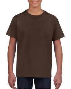 brown gildan shirt