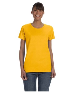 Women's Missy Fit T-Shirt Yellow Gildan 5000L Yellow