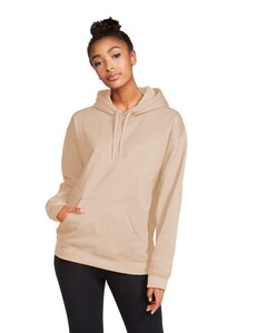 Adult Softstyle Fleece Pullover Hoodie Brown Gildan SF500 Brown