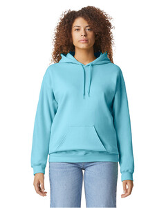 Adult Softstyle Fleece Pullover Hoodie Blue Gildan SF500 Blue