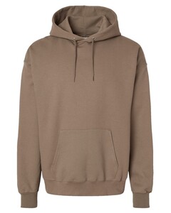 Ultimate Cotton Pullover Hoodie Brown Hanes F170 Brown