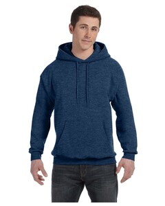 EcoSmart Pullover Hoodie Navy Hanes P170 Navy