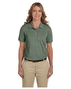 Women's Easy Blend Polo Green Harriton M265W Green
