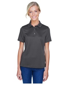 Women's Advantage IL Snap Placket Performance Polo Gray Harriton M345W Gray