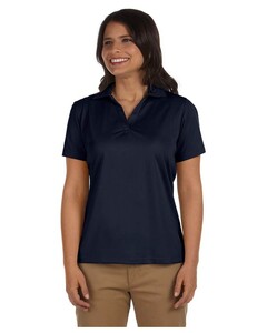 Women's Micro-Piqu Polo Navy Harriton M354W Navy