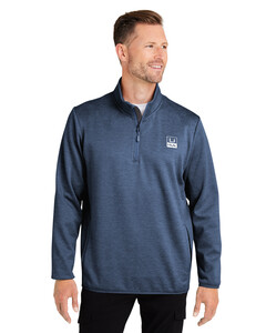 Men's Cold Front Quarter-Zip Navy Huk H130098 Navy