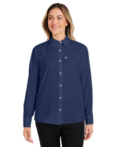 Women's Tide Point Long Sleeve Shirt Navy Huk H615006 Navy