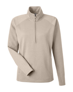 Women's Apex Fleece Quarter-Zip Natural J. America 8754JA Natural