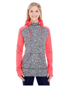 Women's Colorblock Cosmic Hoodie Heather J. America JA8618 Heather