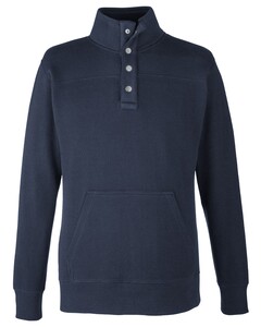 Ripple Fleece Snap Pullover Navy J. America JA8708 Navy