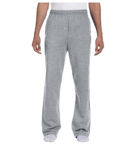 8 oz. NuBlend Open-Bottom Sweatpants Gray Jerzees 974MPR Gray