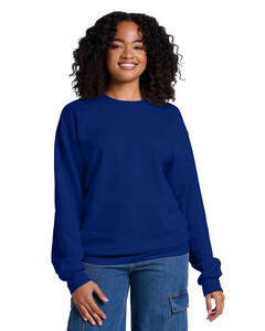 Unisex Ultimate™ CVC Ring-Spun Sweatshirt Purple Jerzees IC48MR Purple