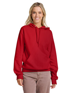 Unisex Ultimate™ CVC Ring-Spun Hoodie Red Jerzees IC49MR Red
