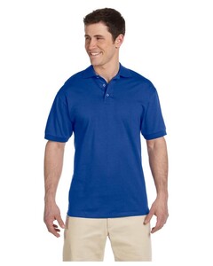 6 oz., 100% Cotton Jersey Polo Shirt Blue Jerzees J100R Blue