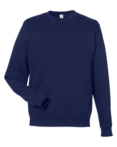 Adult 80/20 Midweight College Crewneck Sweatshirt Gray Just Hoods By AWDis JHA030 Gray
