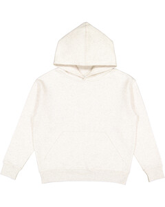 Youth Pullover Fleece Hoodie Natural L.A.T. Apparel 2296 Natural